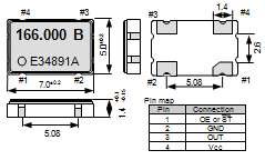 размеры и схема подключения генератора sg8003CA