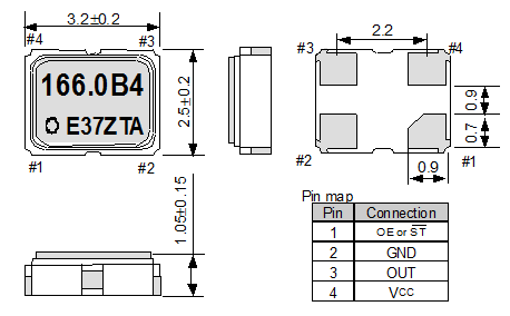 размеры и схема подключения генератора sg8003CE